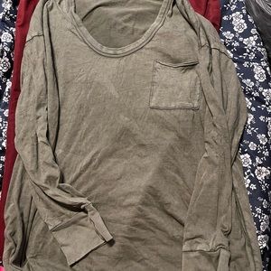 Aerie green Long sleeve Voop shirt size L